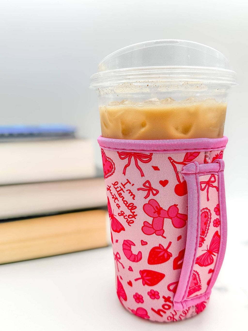I’m Literally Just a Girl Pink Drink Sleeve Insulated Sleeve: Small