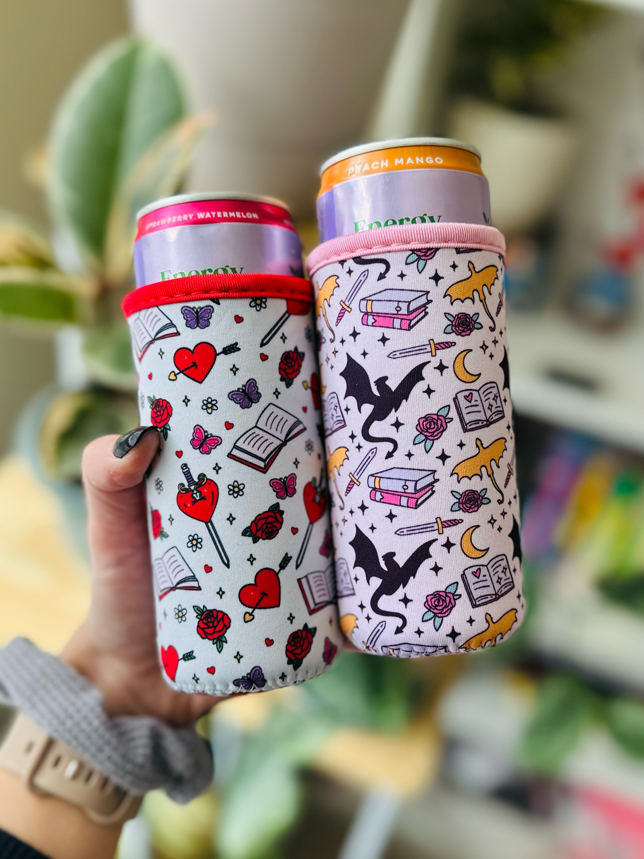 Romantasy Slim Can Drink Sleeves: Dragons