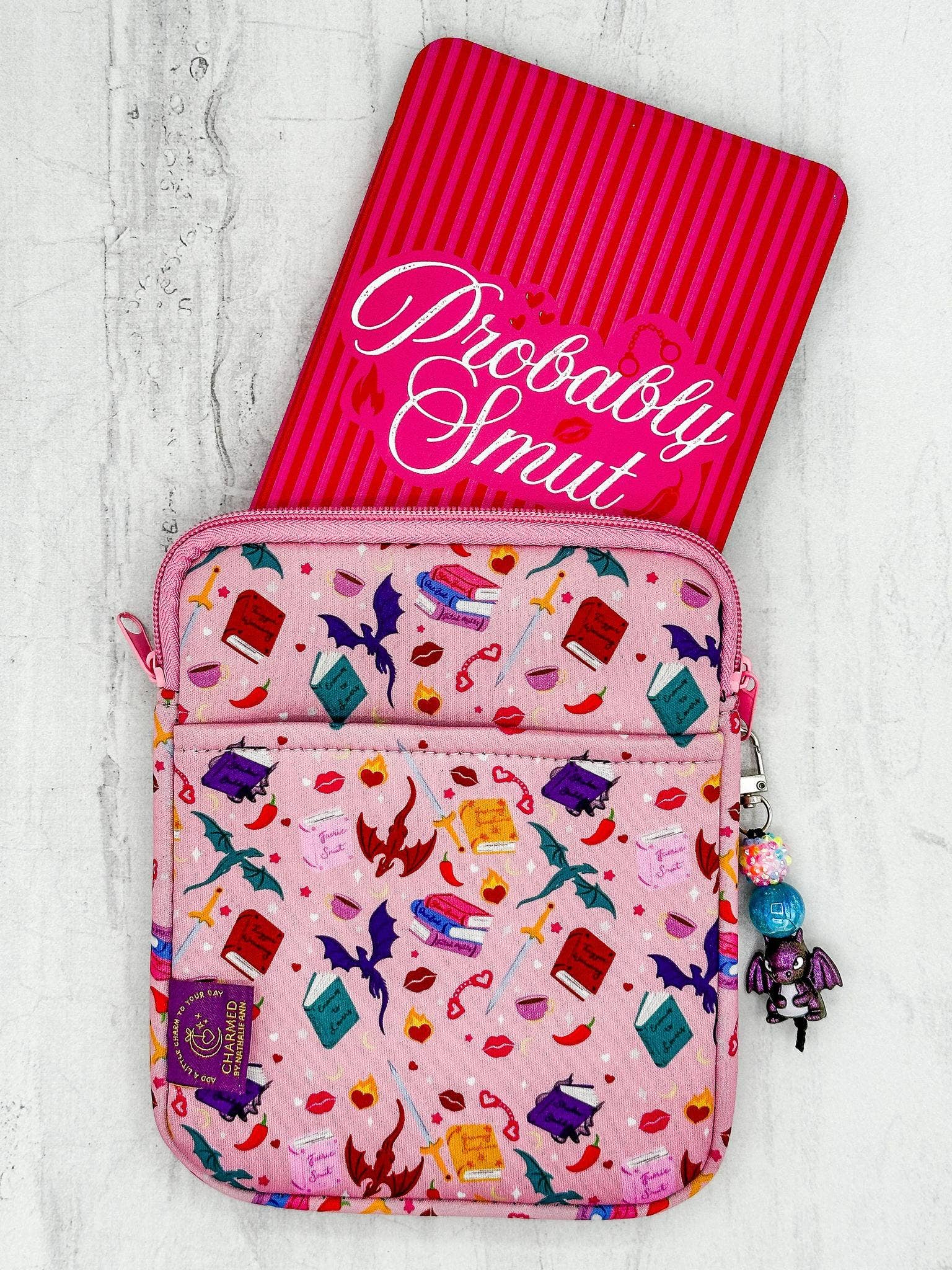 Spicy Book Club Book & eReader Sleeve: Small