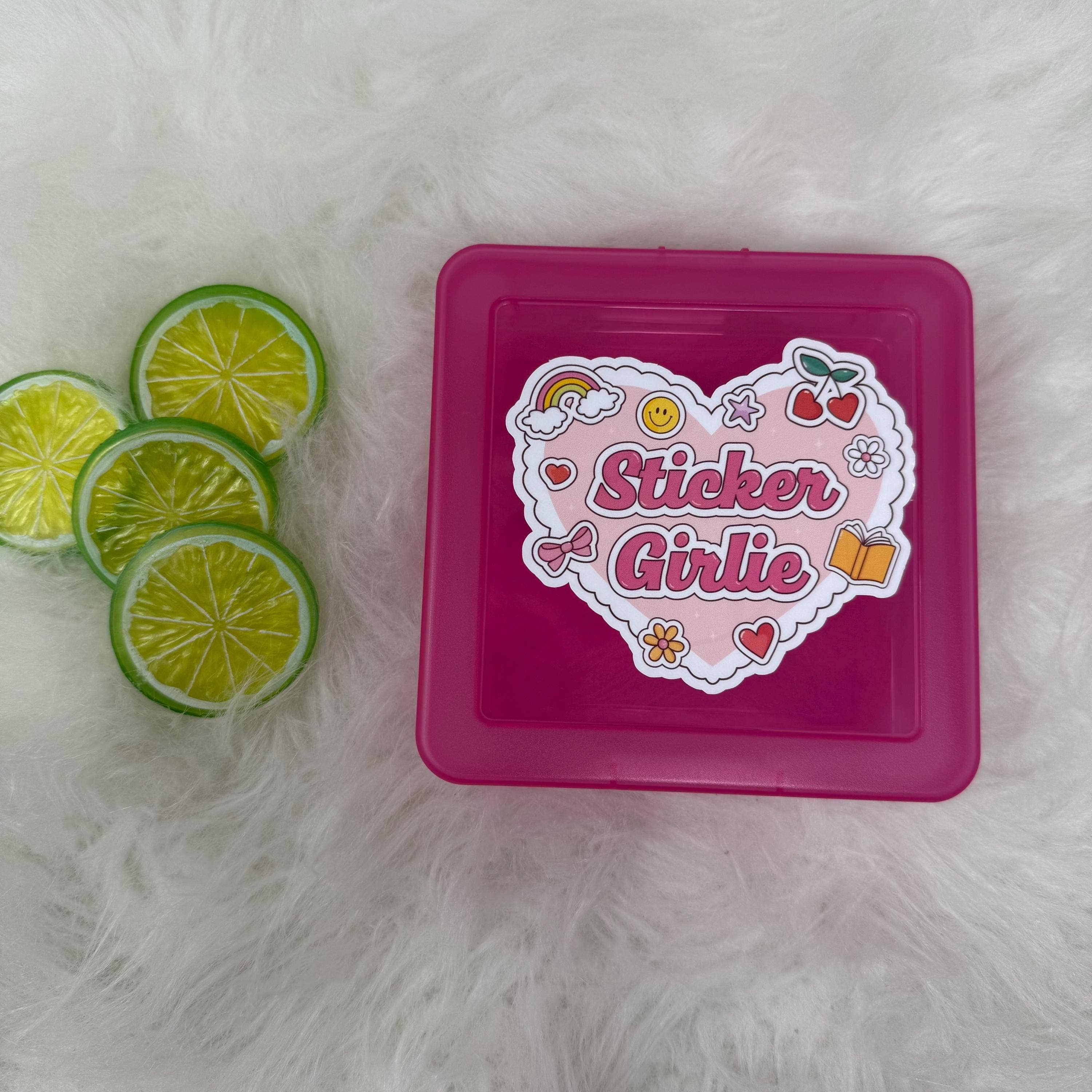 Kindle Sticker Storage Box |: Sticker Girlie