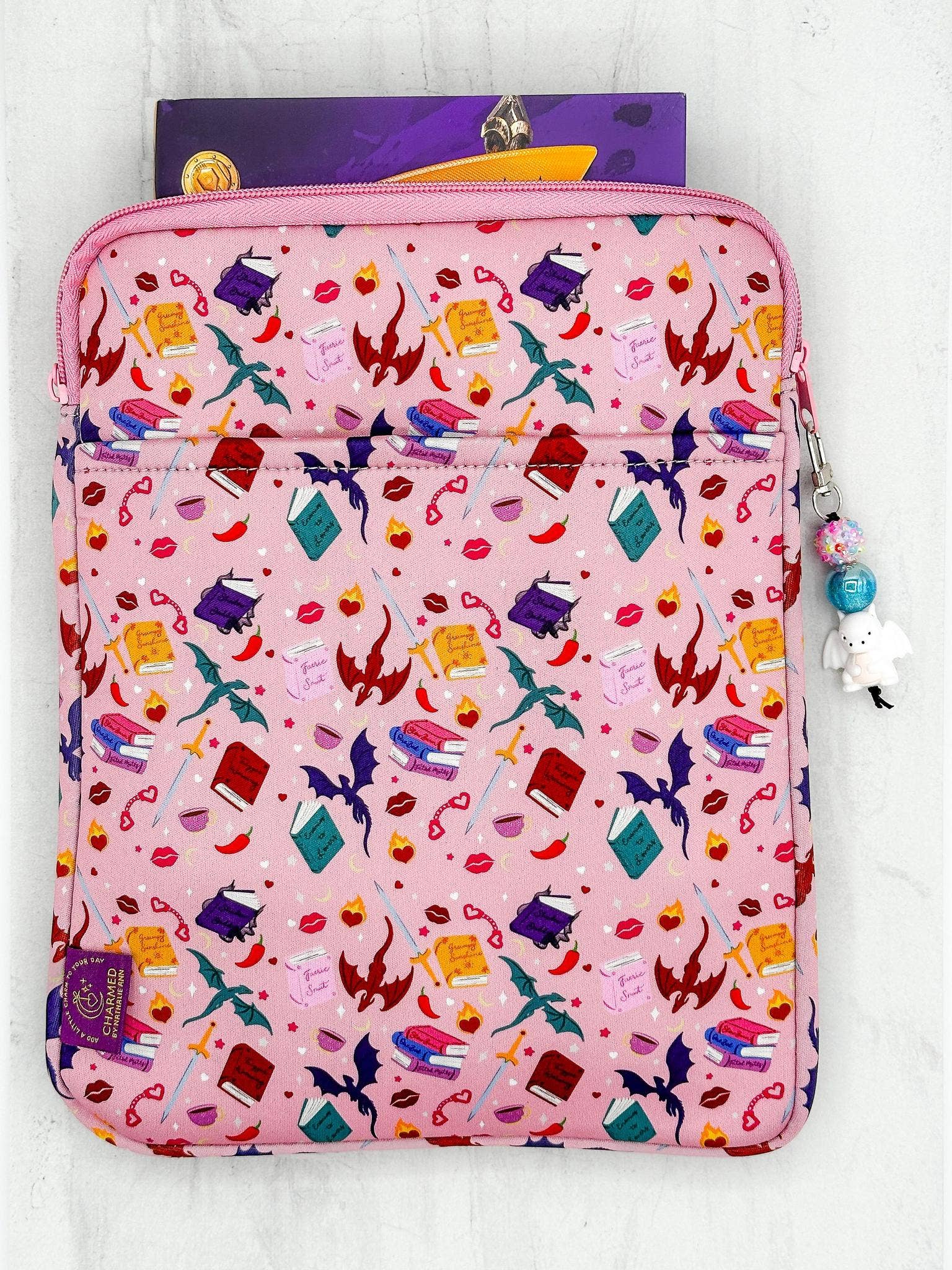 Spicy Book Club Book & eReader Sleeve: Small