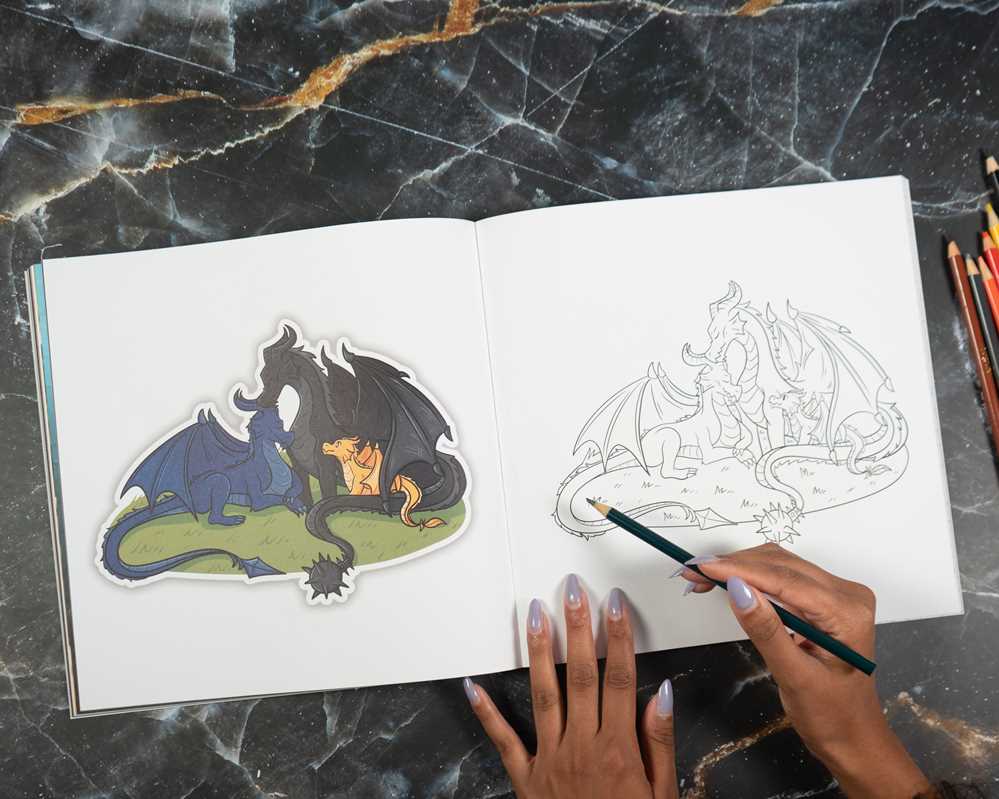 Fourth Wing: The Official Coloring Book by Entangled
