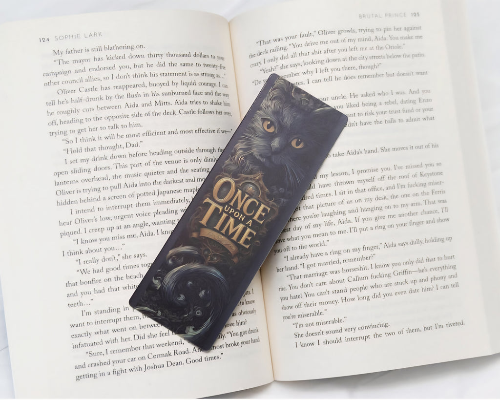 Dark Academia Bookmarks - Once upon a time