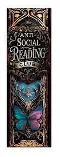 Dark Academia Bookmarks - Anti social reading club