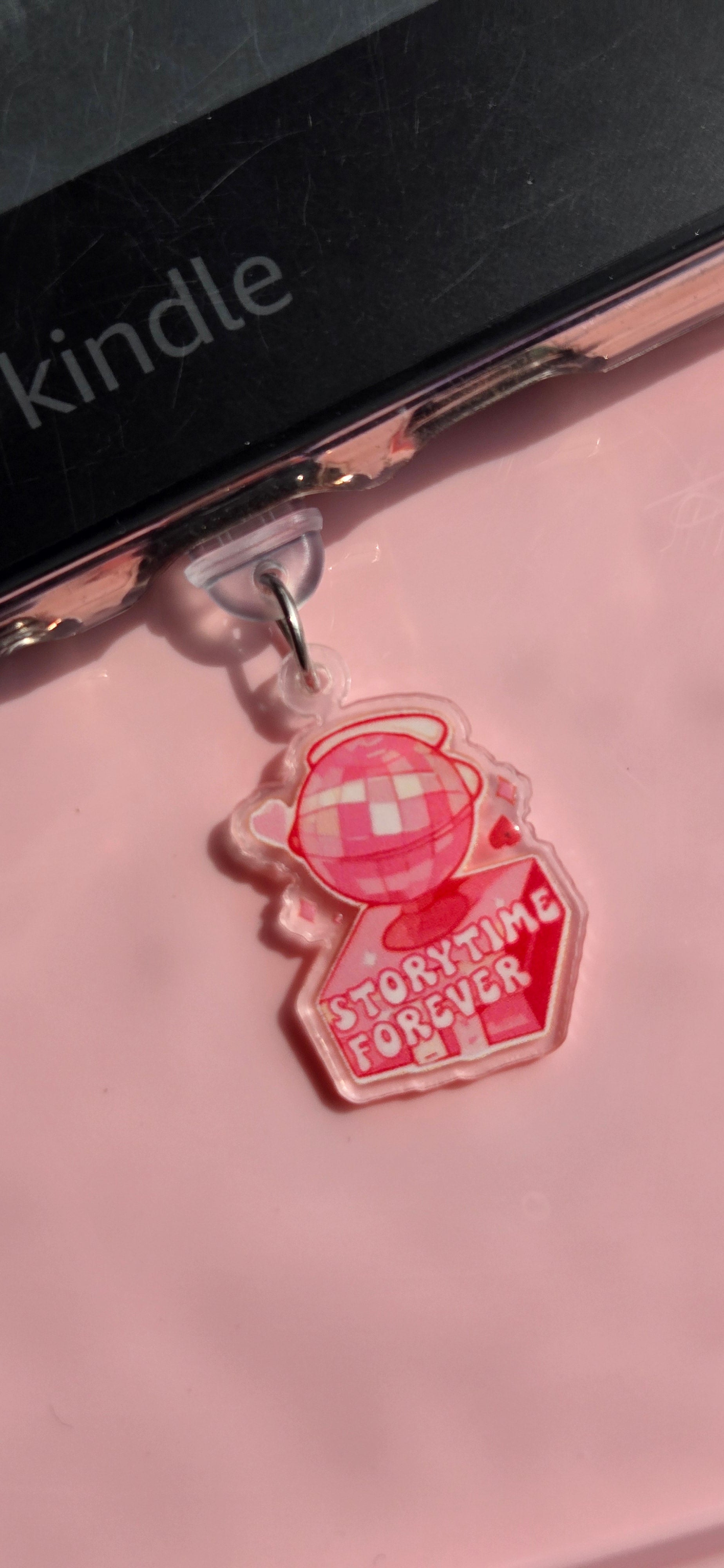 Type C Dust Plug Charm for Kindle - story time forever